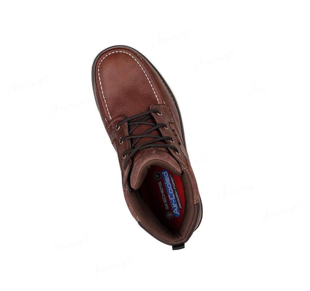 Botas Skechers Trabajo: Kadmiel - Kaed ST Hombre Marrones Oscuro | ATA38_AR