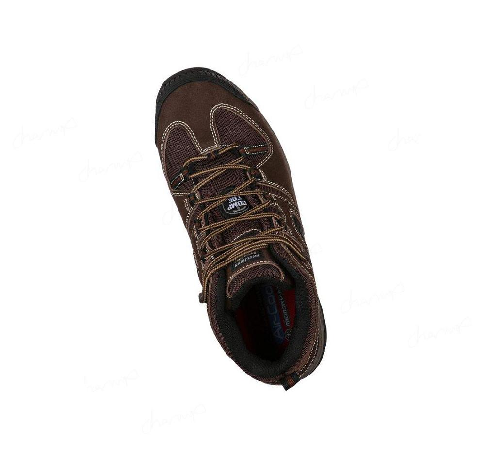 Botas Skechers Trabajo: Monter Comp Puntera Hombre Marrones Oscuro | A8A3X_AR