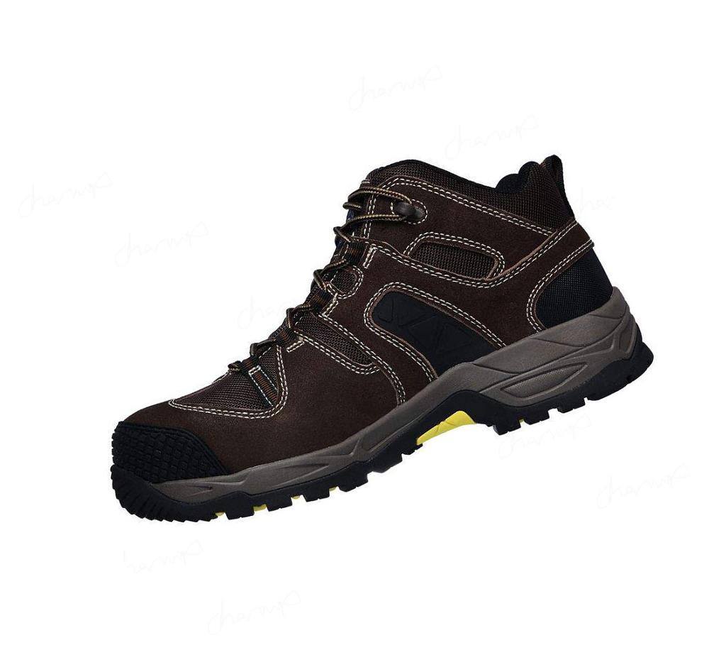 Botas Skechers Trabajo: Monter Comp Puntera Hombre Marrones Oscuro | A8A3X_AR