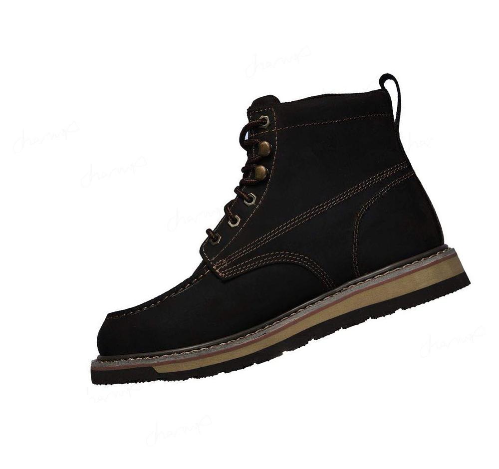 Botas Skechers Trabajo Relaxed Fit: Boydton Hombre Marrones | AT32K_AR