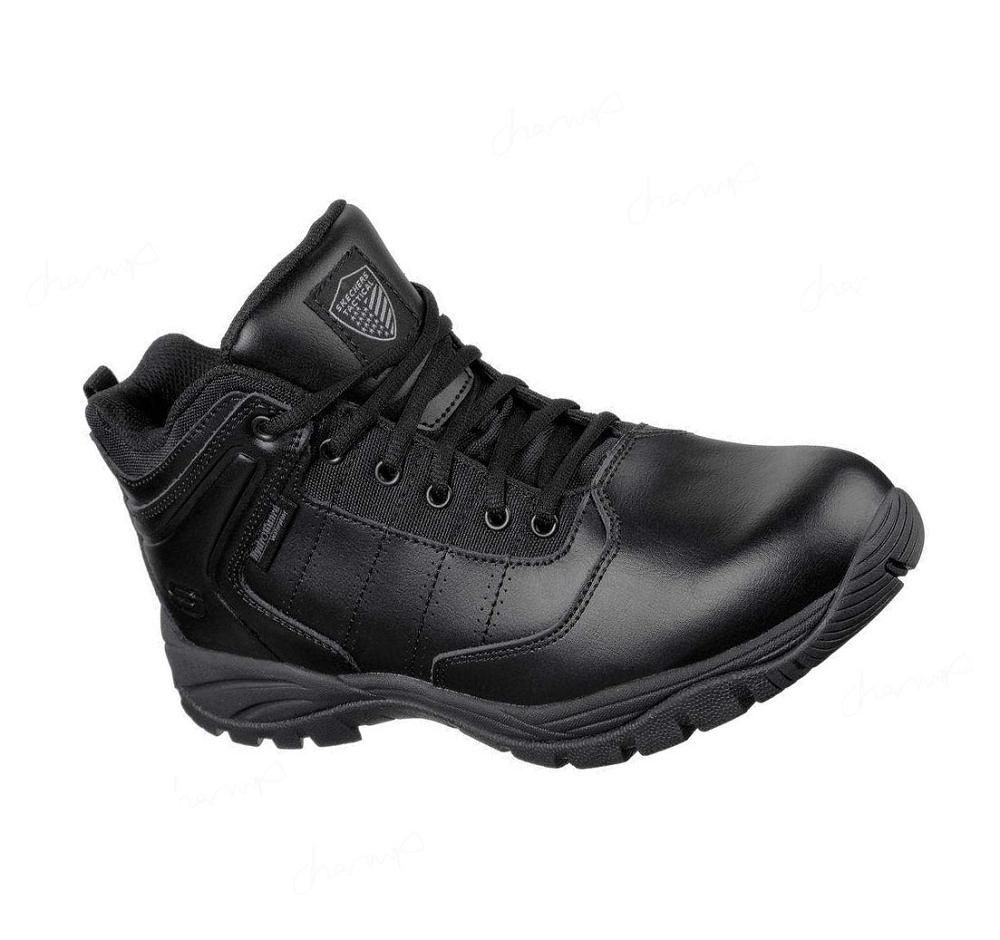 Botas Skechers Trabajo Relaxed Fit: Braly Tactical Hombre Negras | A632L_AR