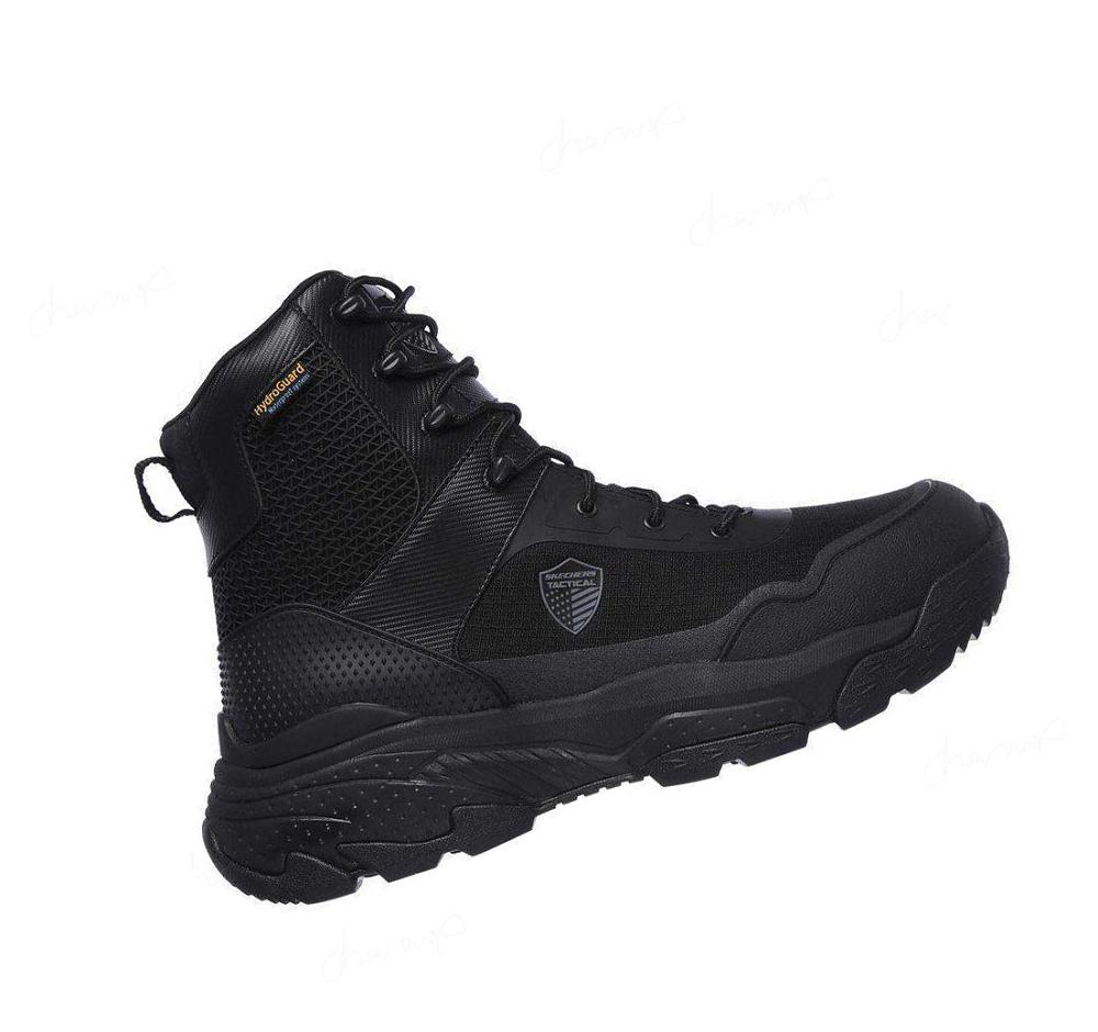 Botas Skechers Trabajo Relaxed Fit: Markan Tactical Hombre Negras | A6185_AR