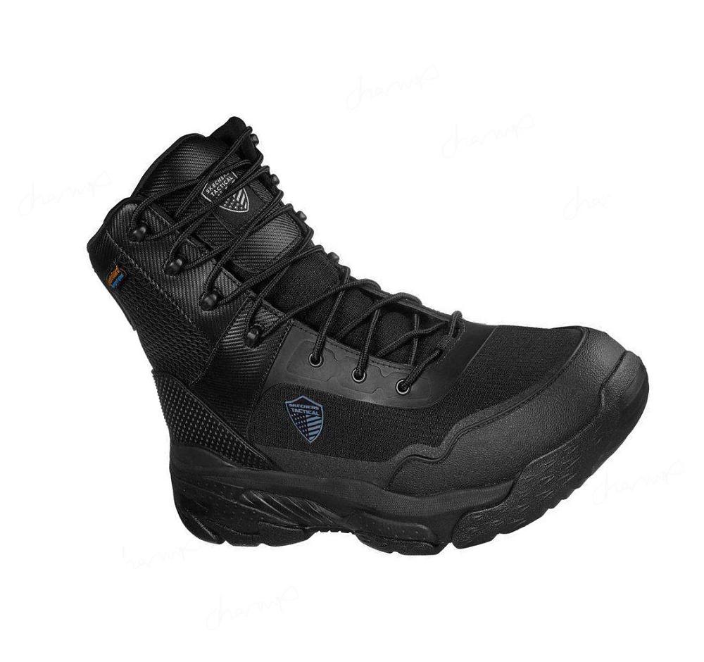 Botas Skechers Trabajo Relaxed Fit: Markan Tactical Hombre Negras | A6185_AR