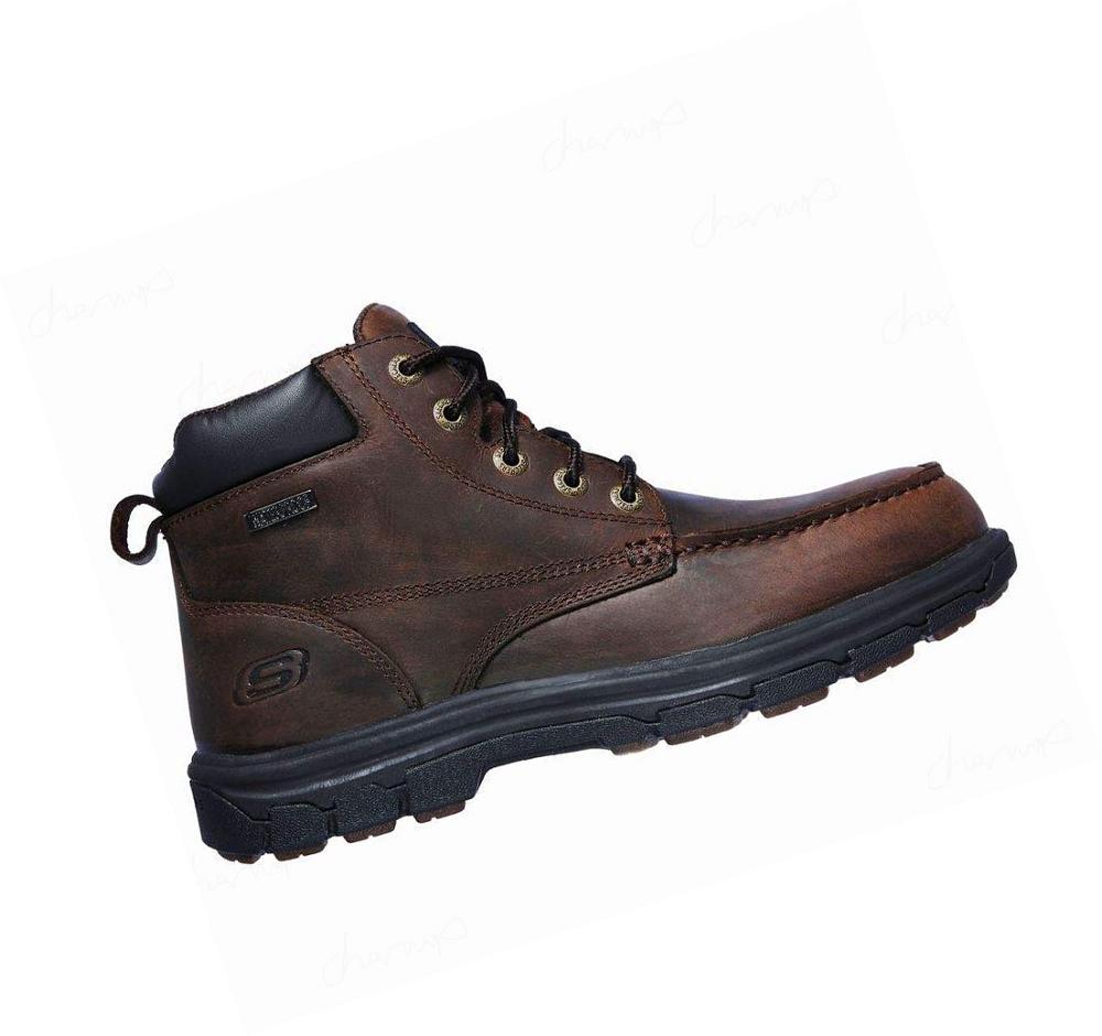 Botas Skechers Trabajo Relaxed Fit: Vicksburk ST Hombre Marrones | A918L_AR