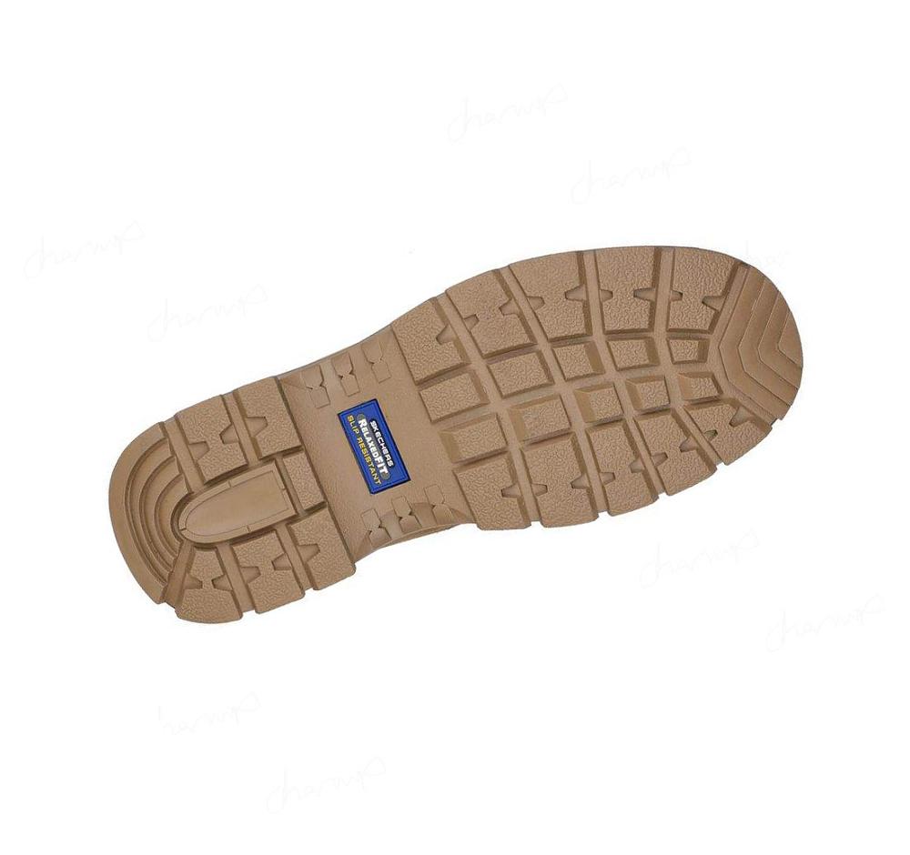 Botas Skechers Trabajo Relaxed Fit: Wascana - Millit WP Hombre Marrones | A65T0_AR