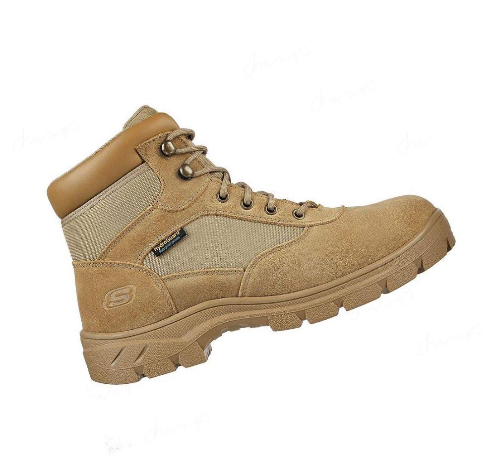 Botas Skechers Trabajo Relaxed Fit: Wascana - Millit WP Hombre Marrones | A65T0_AR