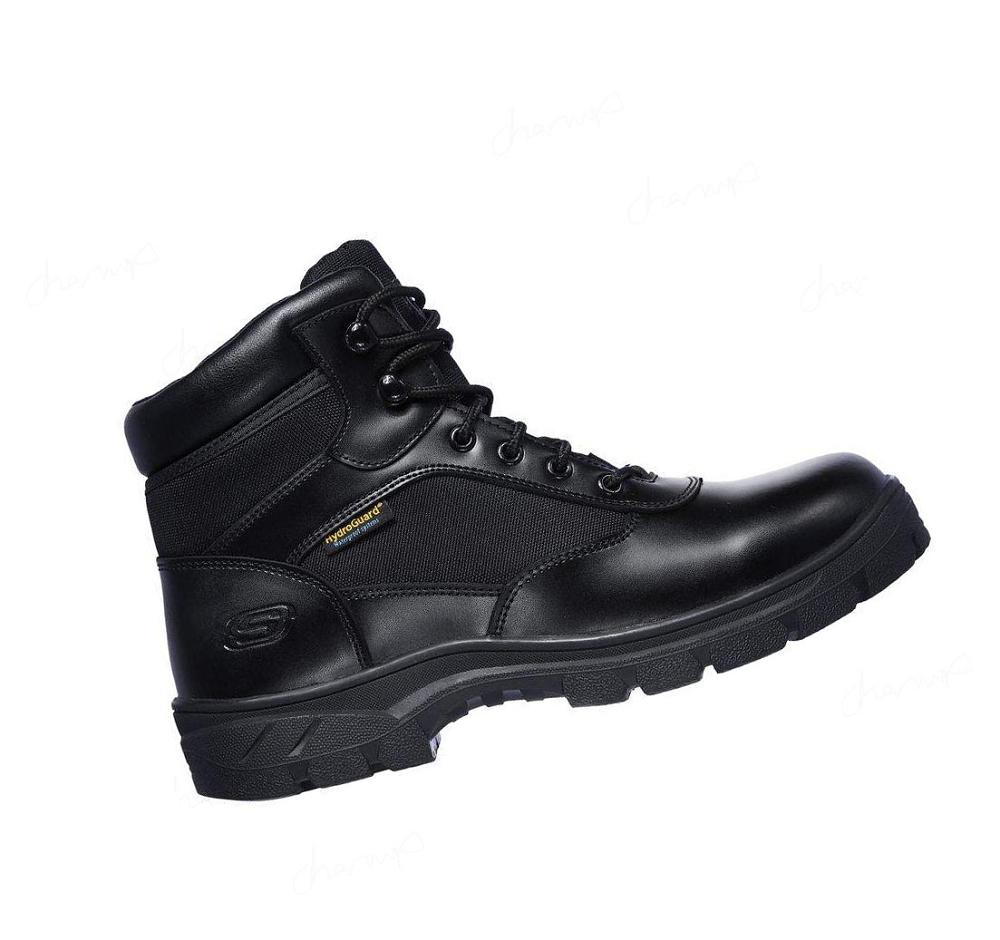 Botas Skechers Trabajo Relaxed Fit: Wascana - Benen WP Tactical Hombre Negras | A6A3D_AR