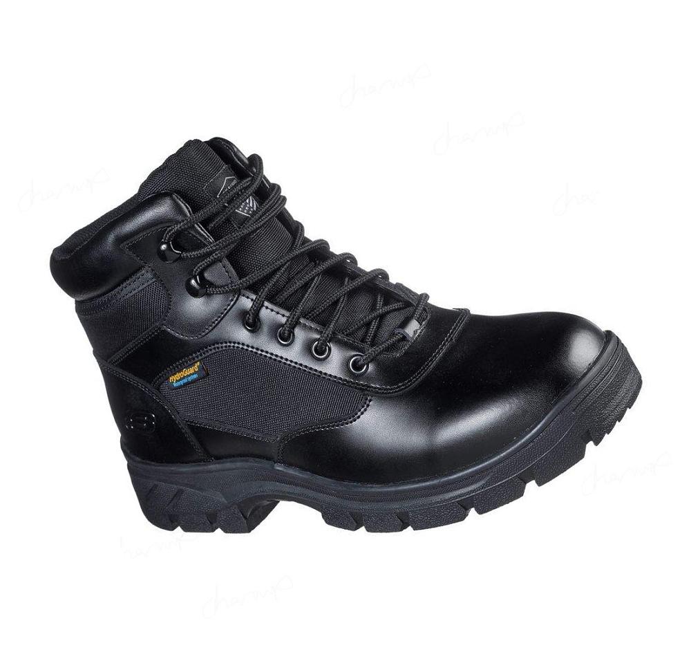 Botas Skechers Trabajo Relaxed Fit: Wascana - Benen WP Tactical Hombre Negras | A6A3D_AR