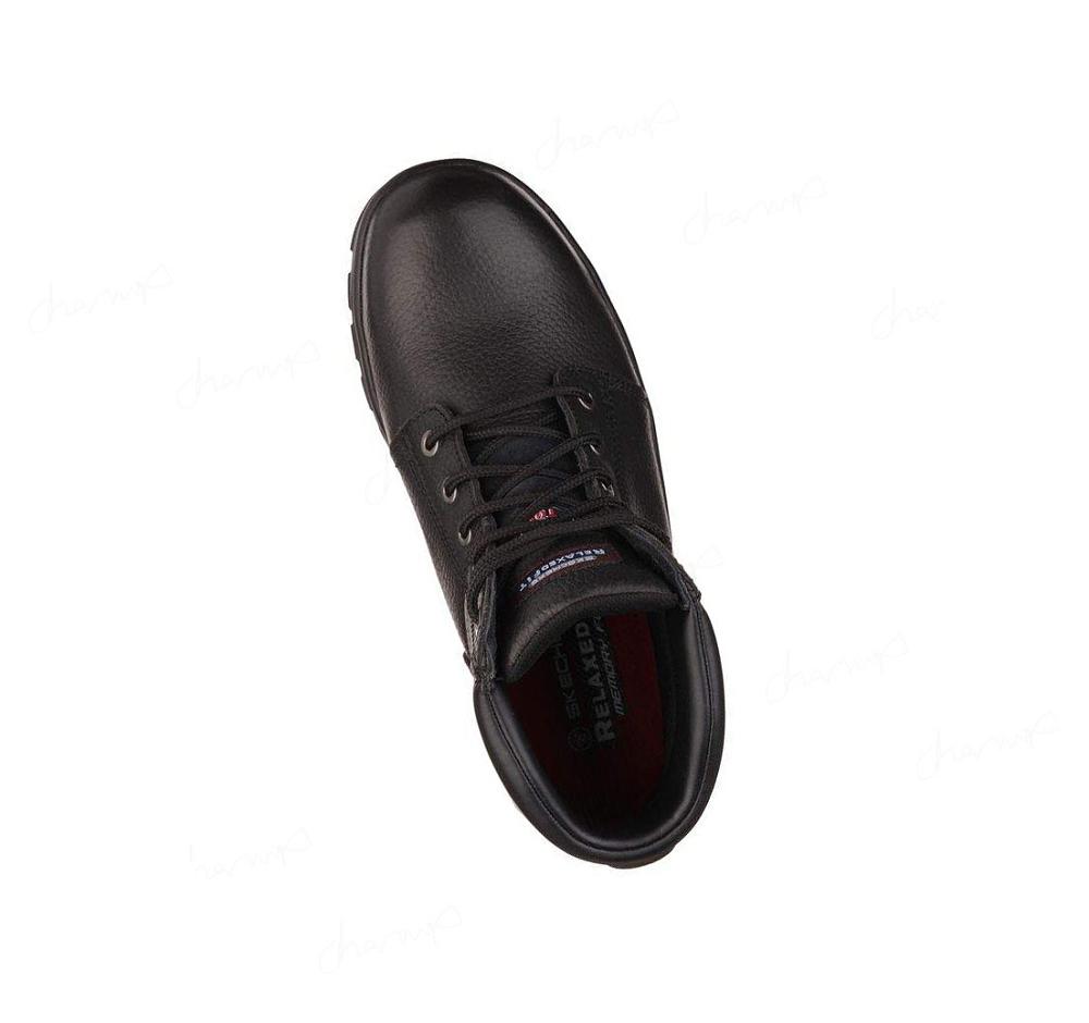 Botas Skechers Trabajo: Relaxed Fit - Workshire ST Hombre Negras | A5A3G_AR