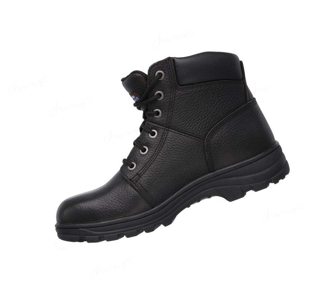 Botas Skechers Trabajo: Relaxed Fit - Workshire ST Hombre Negras | A5A3G_AR