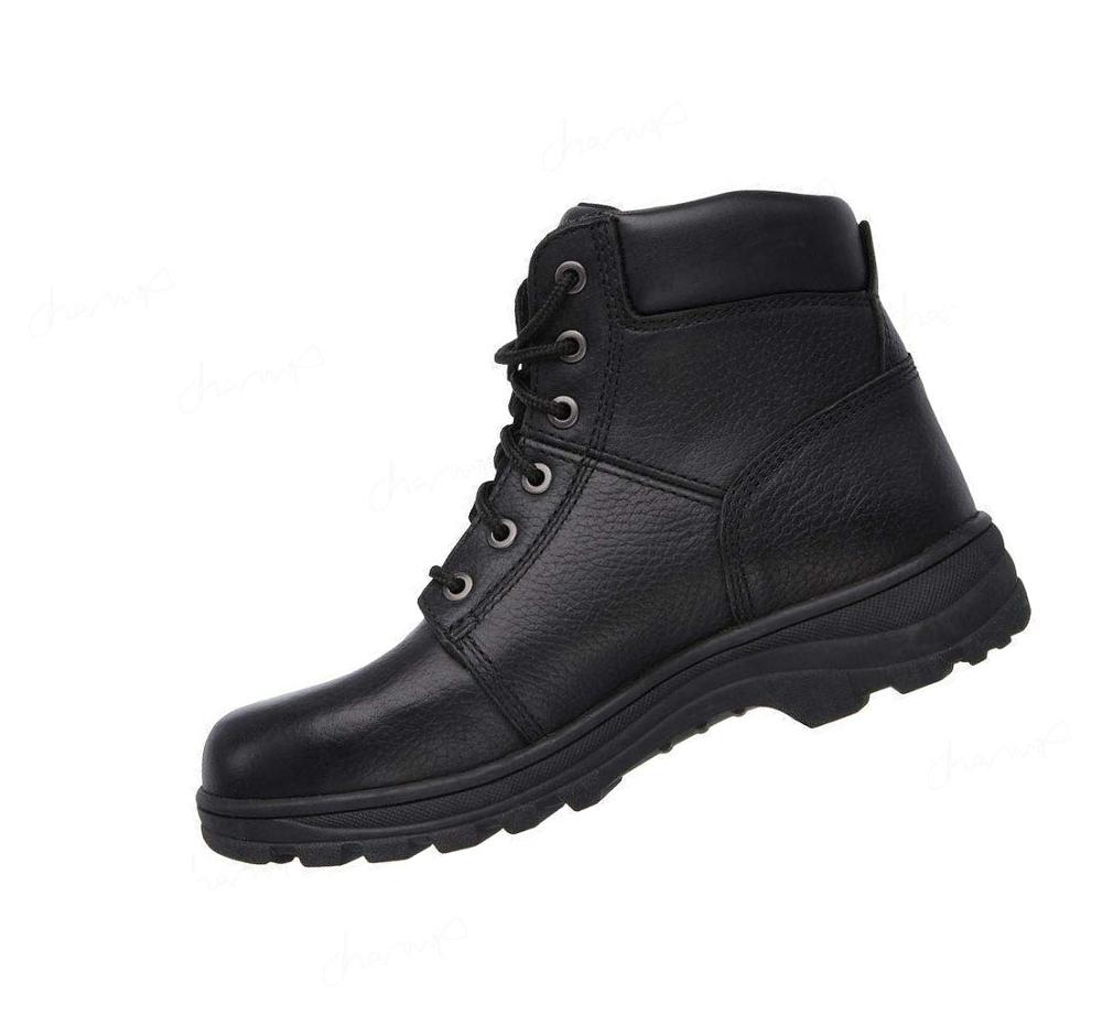 Botas Skechers Trabajo Relaxed Fit: Workshire - Condor Hombre Negras | A518B_AR