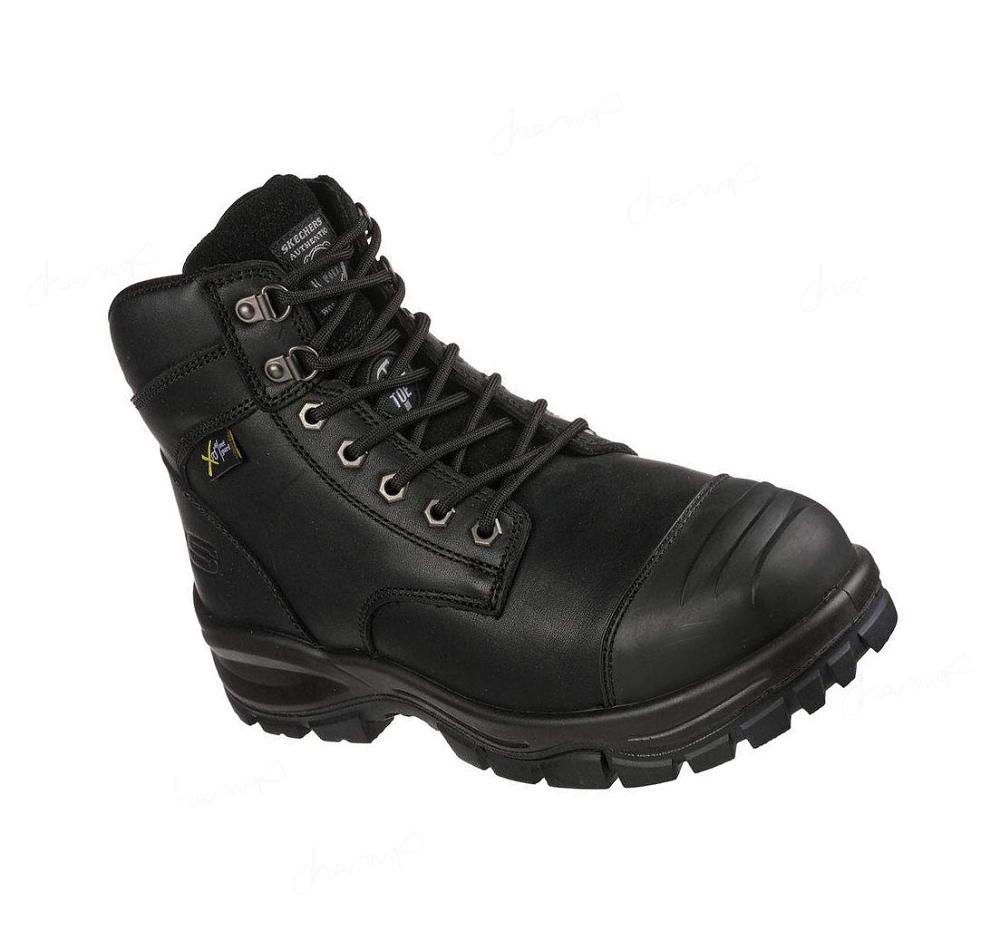 Botas Skechers Trabajo: Ruddle - Midap ST Metatarsal Guard Hombre Negras | AAA3Q_AR