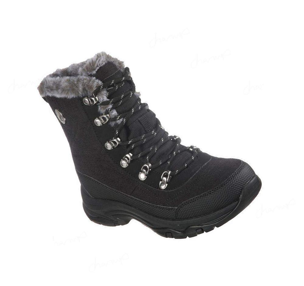 Botas Skechers Trego - Cold Blues Mujer Negras | A266W_AR