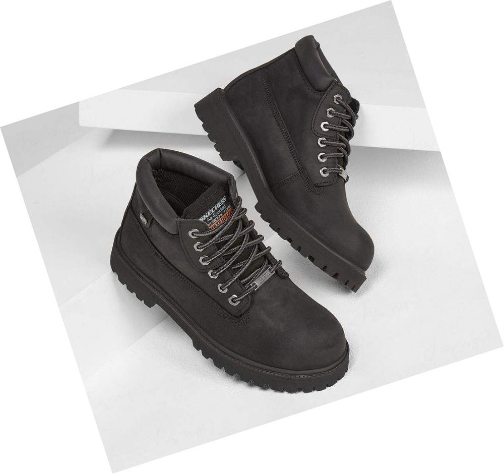 Botas Skechers Verdict Hombre Negras | 3082L_AR