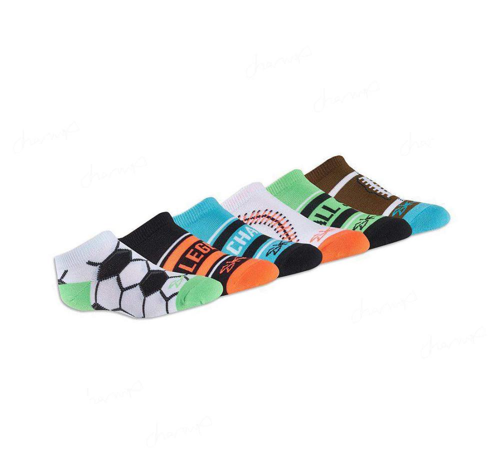 Calcetines Skechers 6 Pack Low Cut Champ Niño Multicolor | T305Q_AR