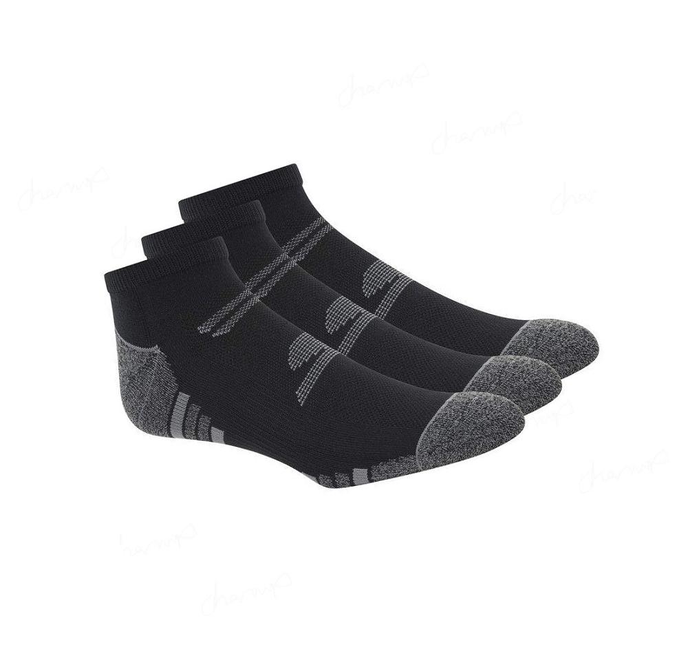 Calcetines Skechers Extended Size Low Cut - 3 Pack Hombre Negras | A1T5D_AR