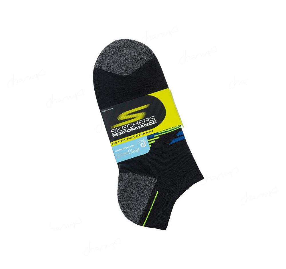 Calcetines Skechers Low Cut Ankle - 3 Pack Hombre Negras | I939B_AR