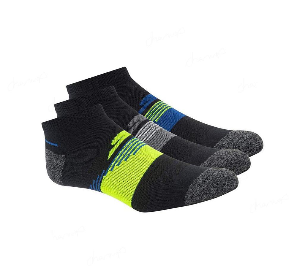 Calcetines Skechers Low Cut Ankle - 3 Pack Hombre Negras | I939B_AR