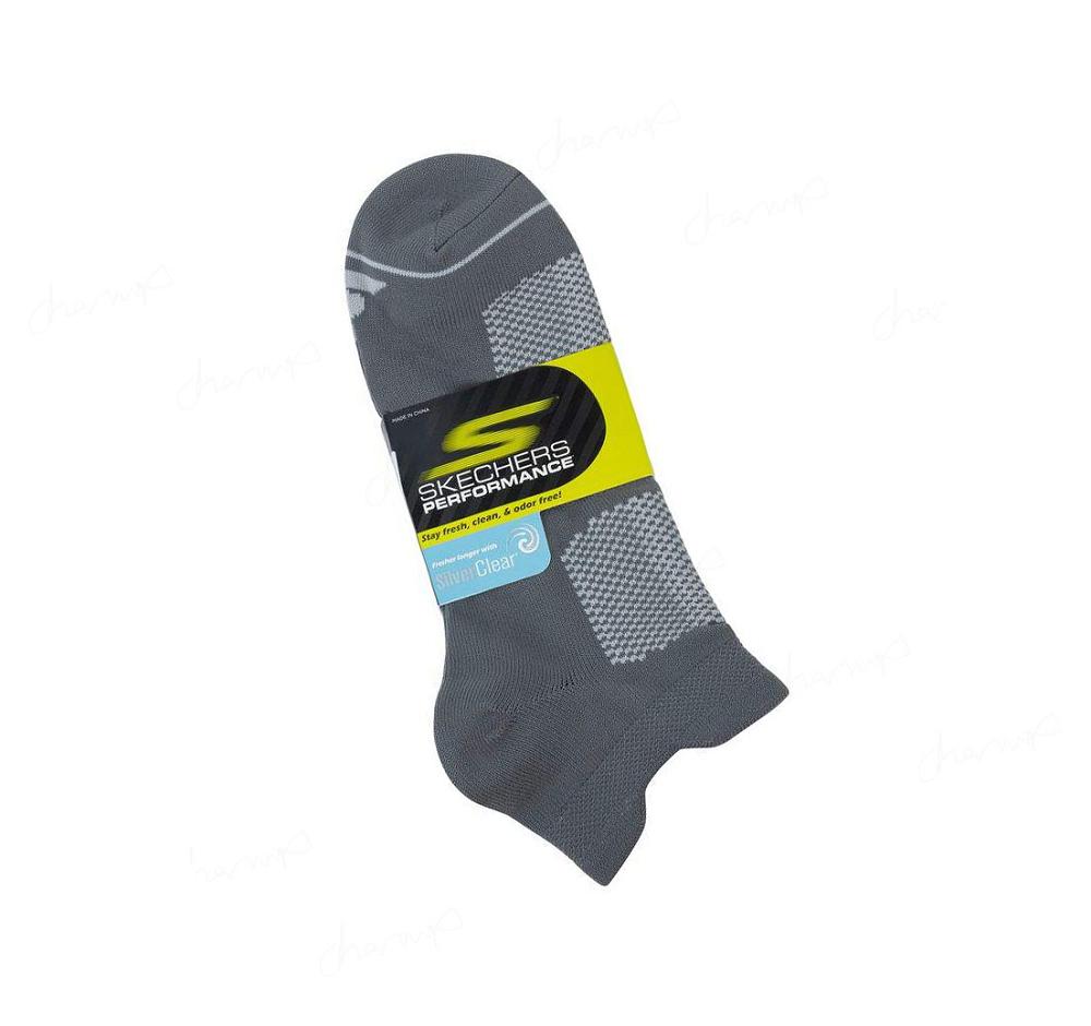 Calcetines Skechers Low Cut Mesh Top Performance - 3 Pack Hombre Gris | I96AL_AR