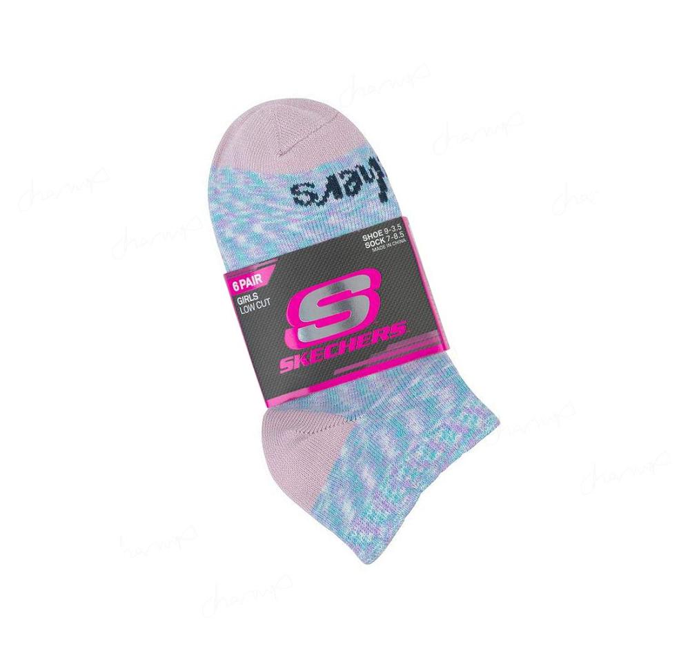 Calcetines Skechers Pastel Low Cut - 6 Pack Niña Multicolor | AAA50_AR