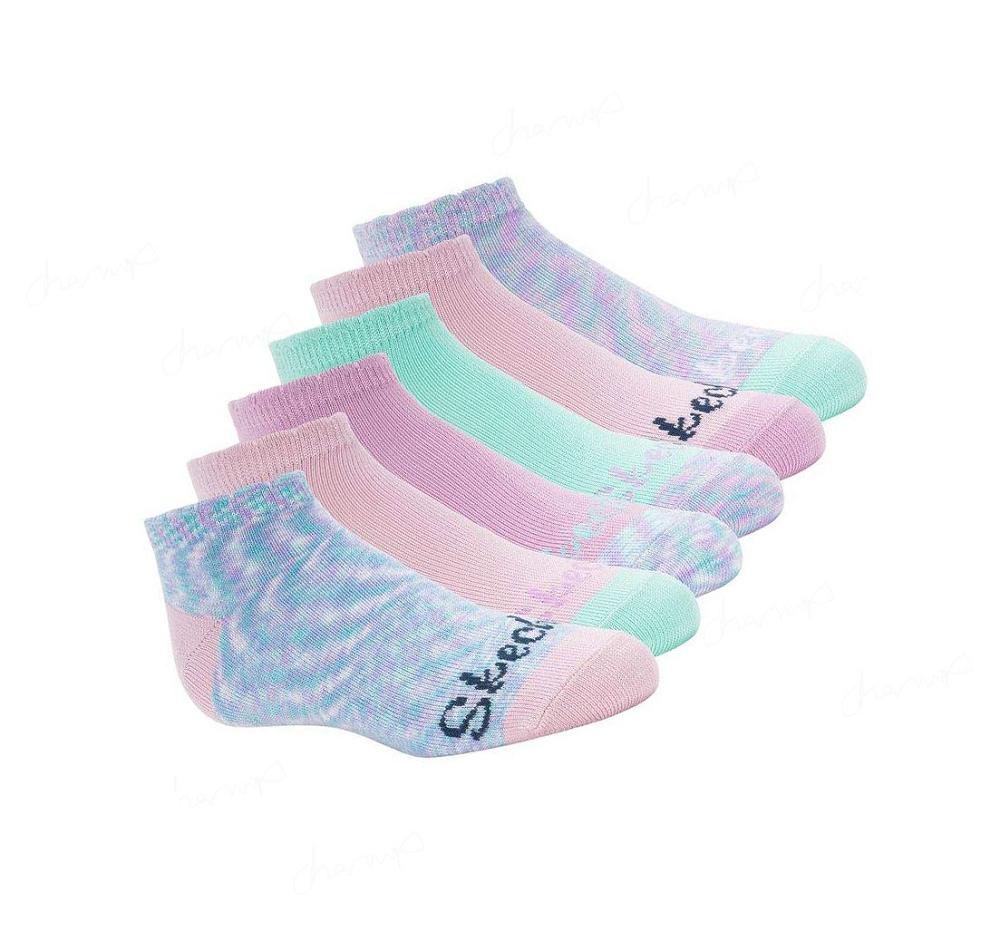 Calcetines Skechers Pastel Low Cut - 6 Pack Niña Multicolor | AAA50_AR