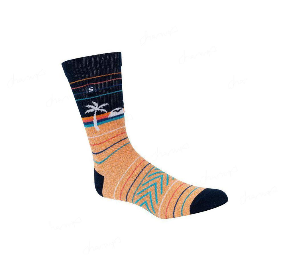 Calcetines Skechers Sunset Crew - 1 Pair Hombre Multicolor | IT25X_AR