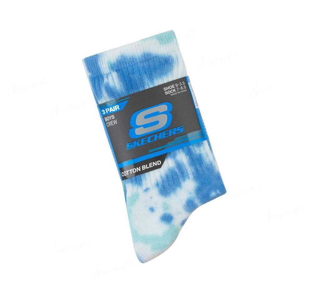 Calcetines Skechers Tie-Dye Crew - 3 Pack Niño Multicolor | T301G_AR