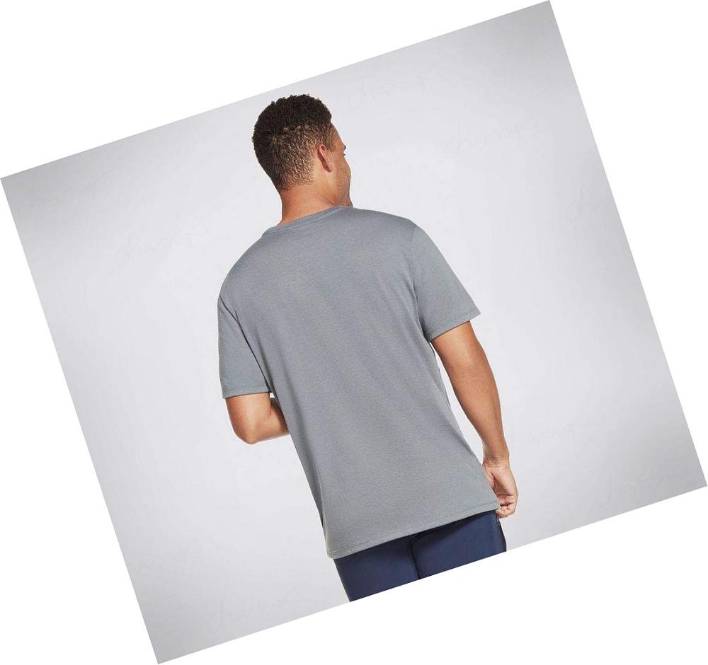 Camiseta Skechers Apparel DRI-RELEASE SKX Hombre Gris | 3050L_AR