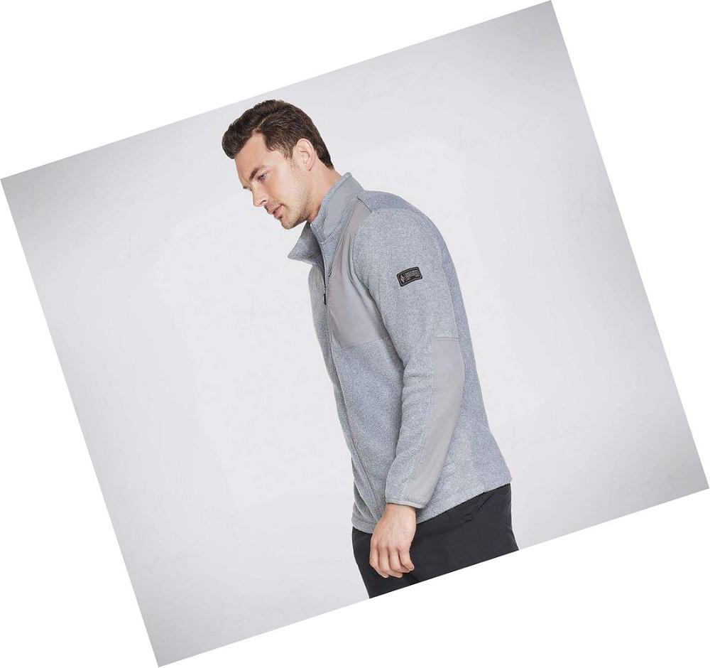 Chaquetas Skechers Apparel GOtrail Recovery Hombre Gris | AA39G_AR