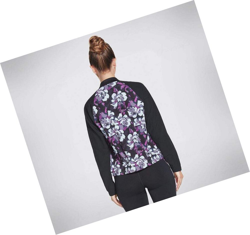 Chaquetas Skechers Apparel Orchid Bloom Bomber Mujer Multicolor | 3969D_AR