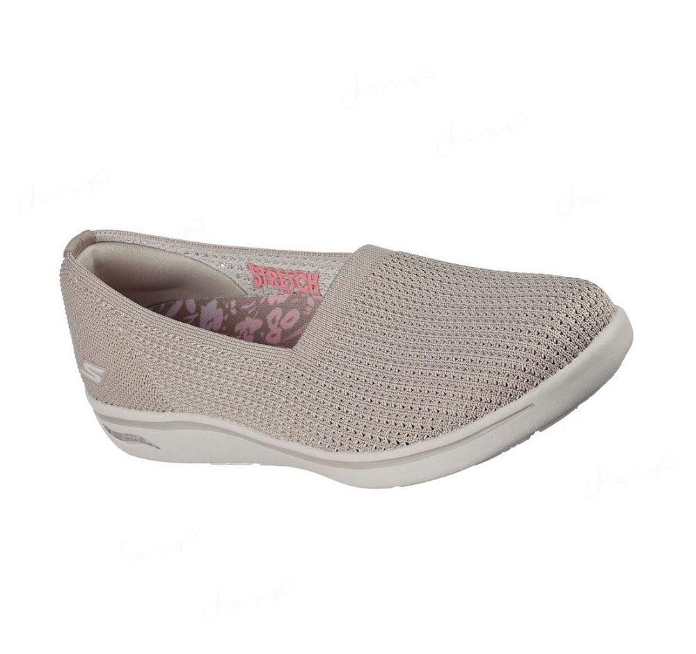 Flats Skechers Arch Fit Uplift - Sweet Notion Mujer Gris Marrones | A855G_AR