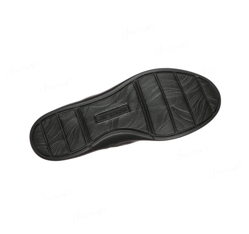 Flats Skechers Arch Fit Uplift - To The Beat Mujer Negras | A86TA_AR