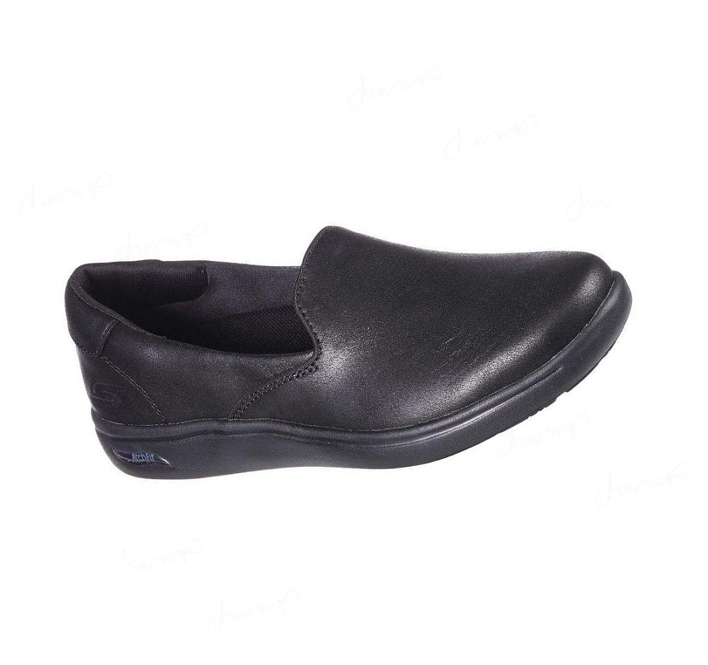 Flats Skechers Arch Fit Uplift - To The Beat Mujer Negras | A86TA_AR