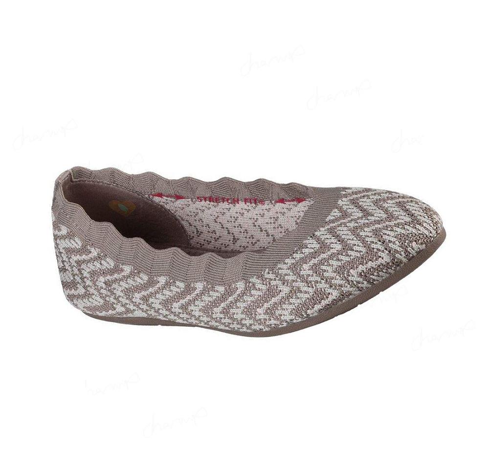 Flats Skechers Cleo 2.0 - Like Treasure Mujer Gris Marrones | A953B_AR