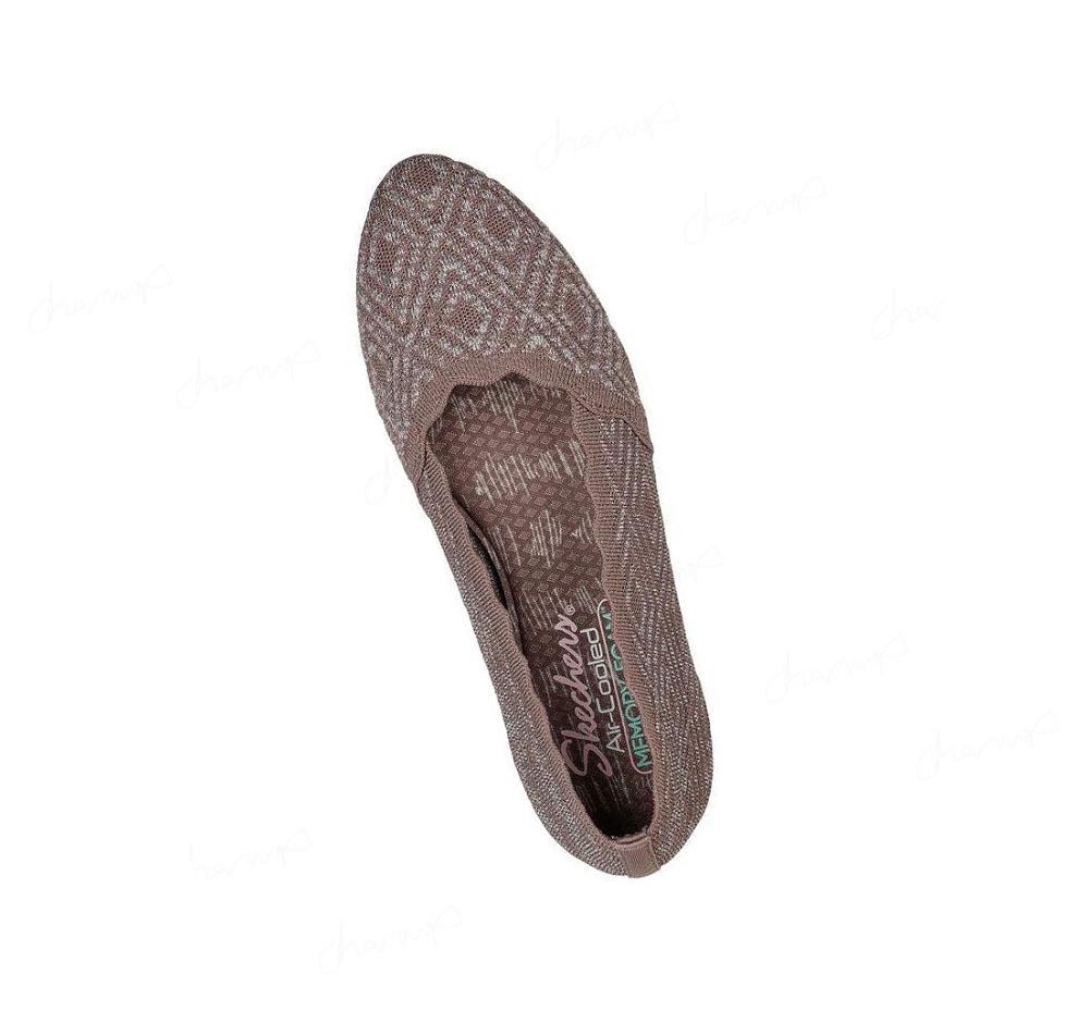 Flats Skechers Cleo 2.0 Mujer Gris Oscuro Marrones | A801E_AR