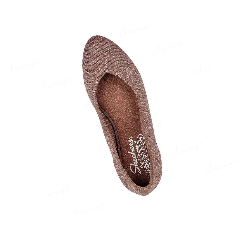 Flats Skechers Cleo 2.0 - Shimmering Mujer Beige | A955D_AR