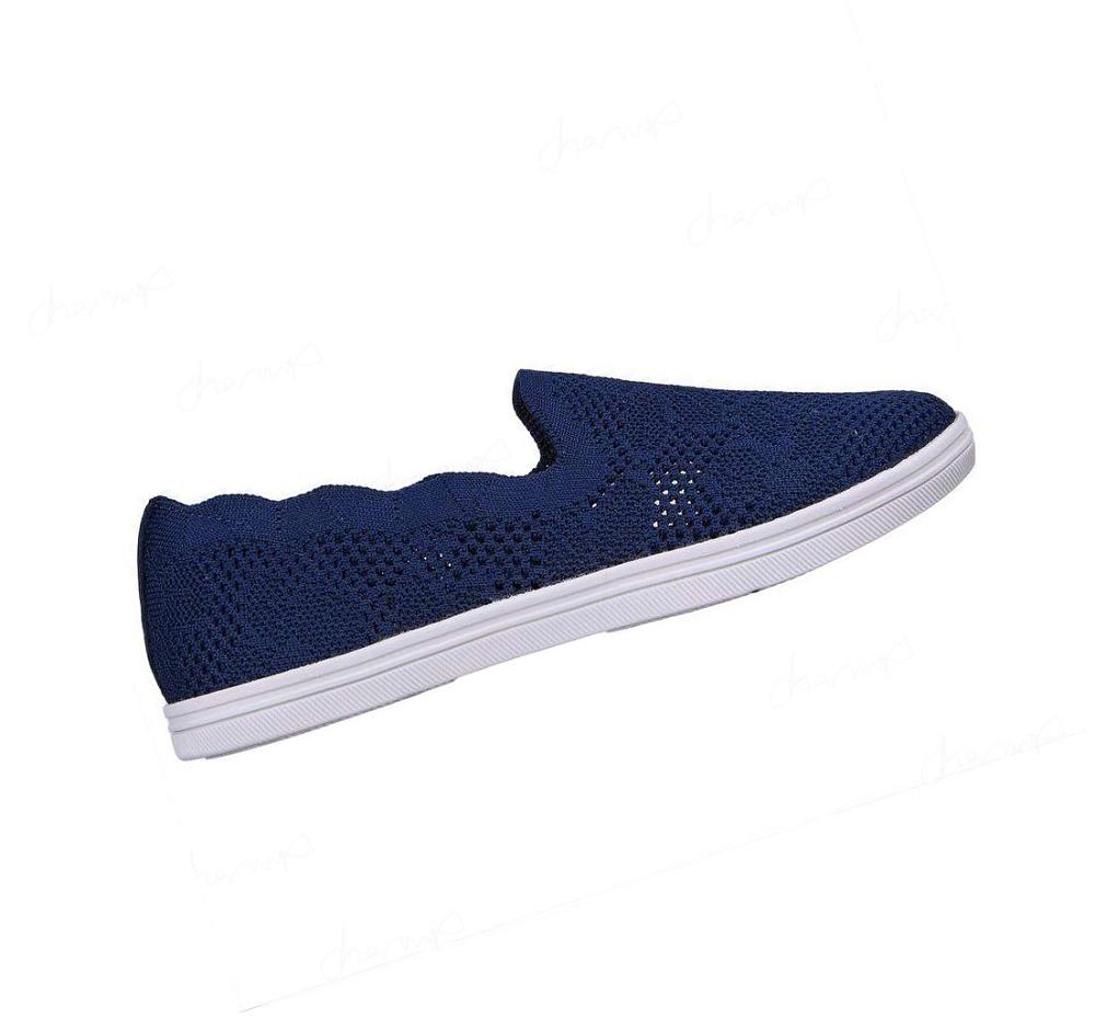 Flats Skechers Cleo Cup - Flower Winds Mujer Azul Marino | AT80A_AR