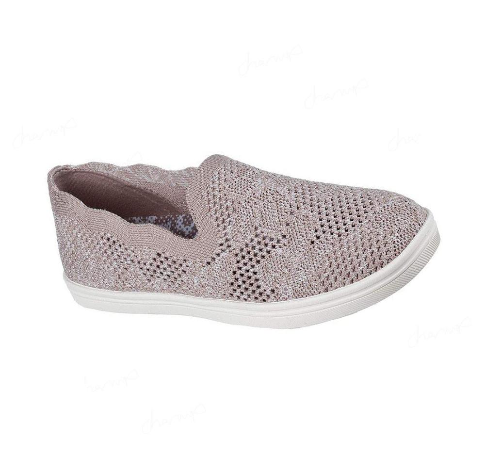 Flats Skechers Cleo Cup - Flower Winds Mujer Gris Marrones | ATT8B_AR