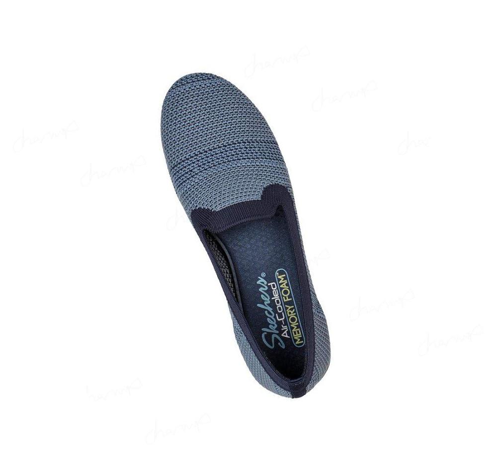 Flats Skechers Cleo Deporte - Our Town Mujer Azul Marino Azules | A81TX_AR