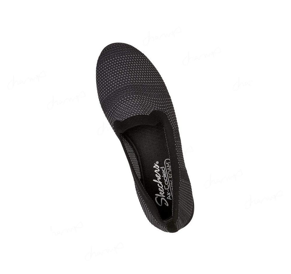 Flats Skechers Cleo Deporte - Our Town Mujer Negras Gris | A8265_AR