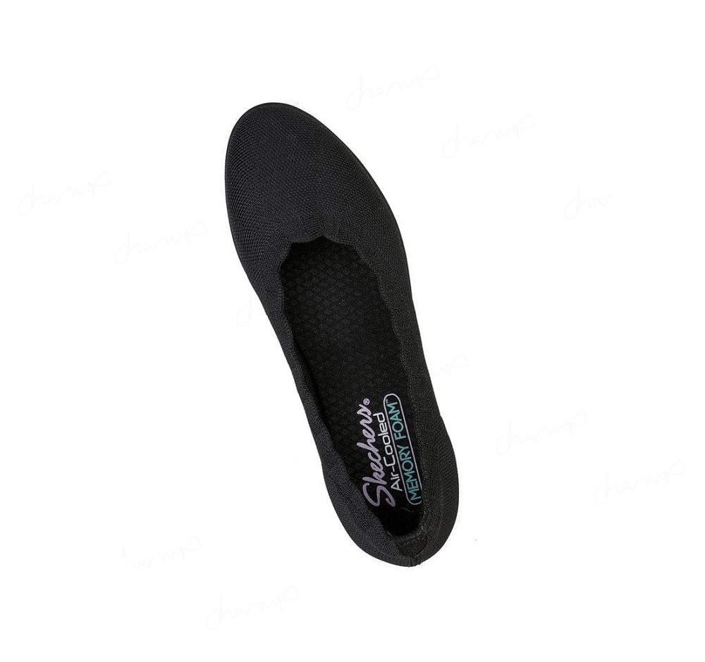 Flats Skechers Cleo Flex Wedge - Spellbind Mujer Negras | ATT6R_AR