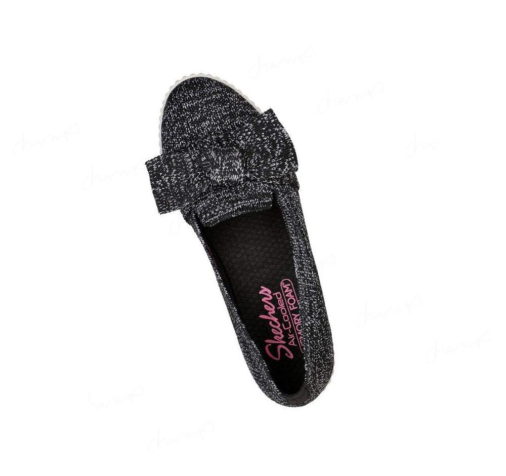 Flats Skechers Cleo Maya Mujer Negras | A9305_AR