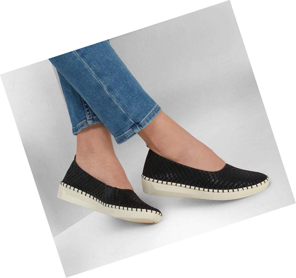 Flats Skechers Sepulveda 2.0 - Summer Sheen Mujer Negras | A830B_AR