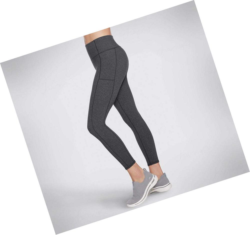 Leggins Skechers GOFLEX LUXE Mujer Gris | 56AAK_AR