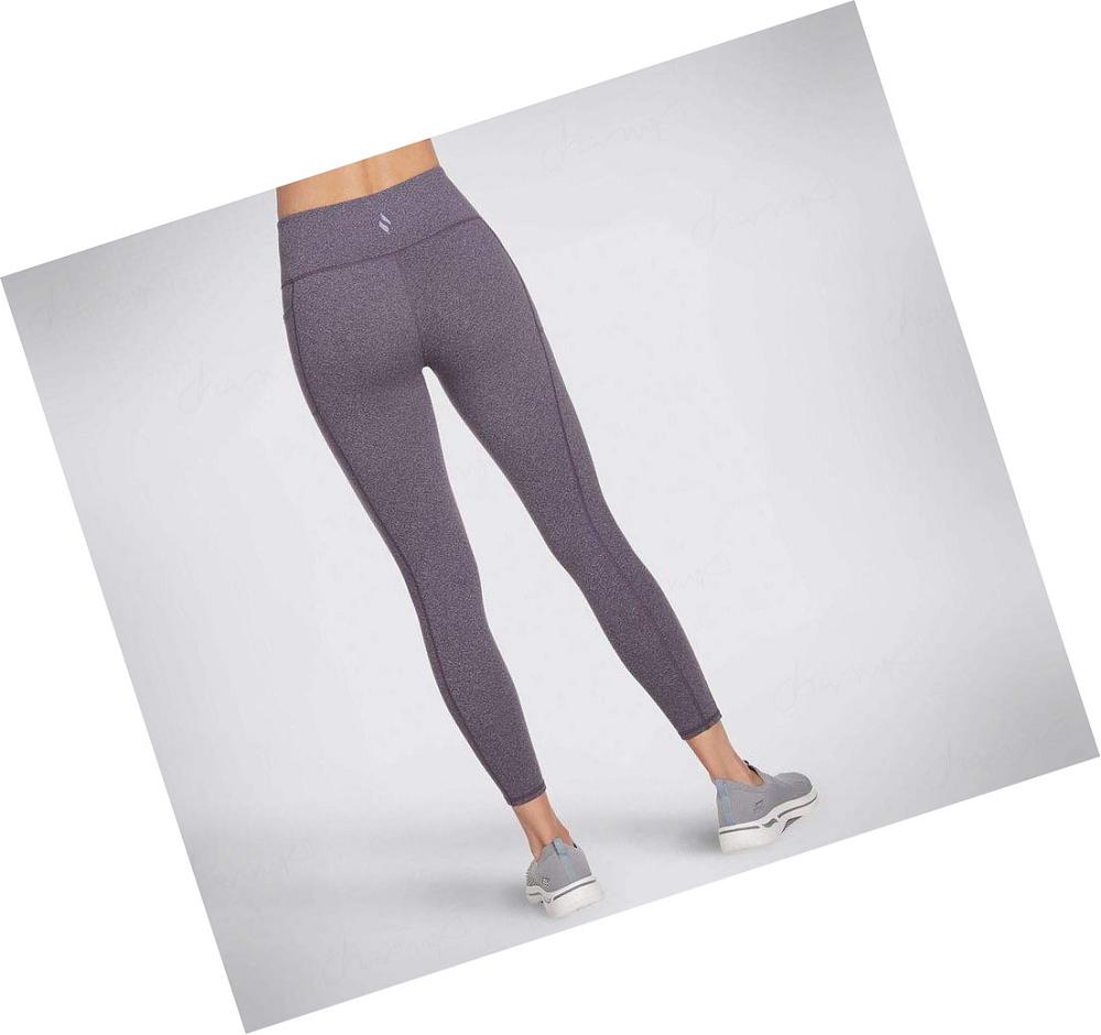 Leggins Skechers GOFLEX LUXE Mujer Moradas | 563A5_AR