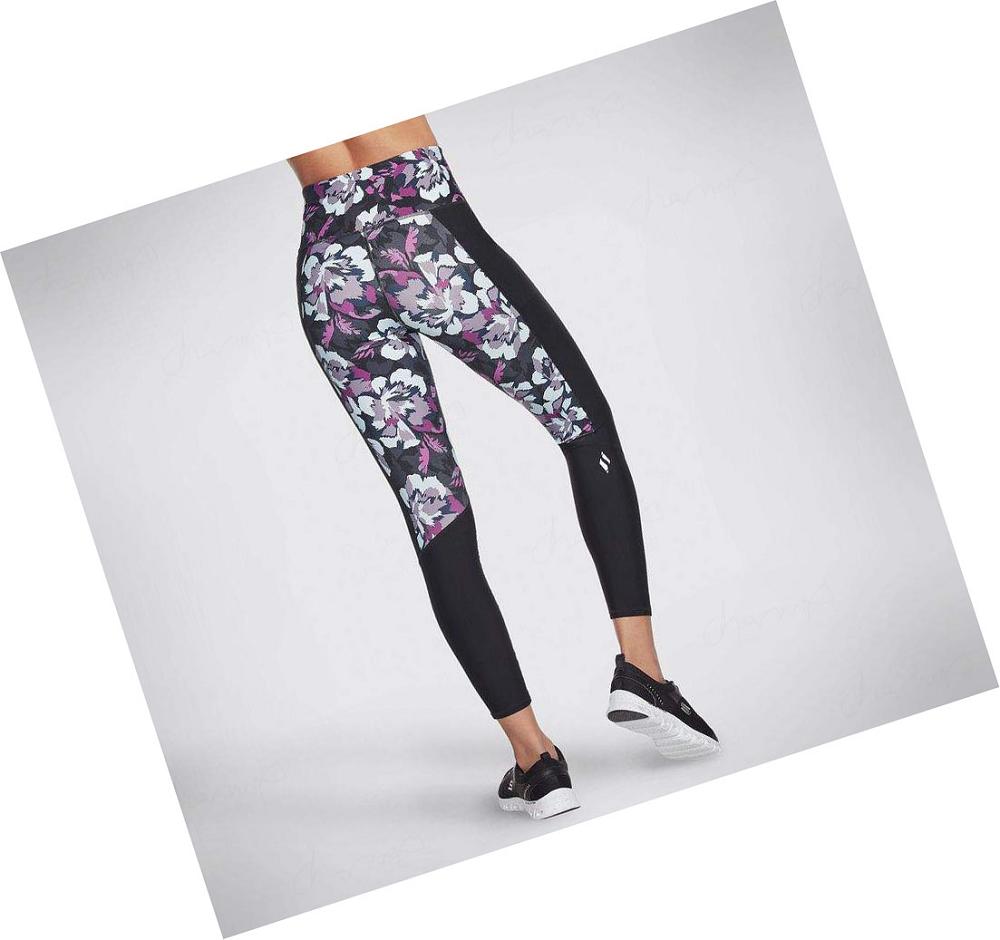 Leggins Skechers GO FLEX Orchid Bloom HW 7/8 Mujer Multicolor | 56AT0_AR