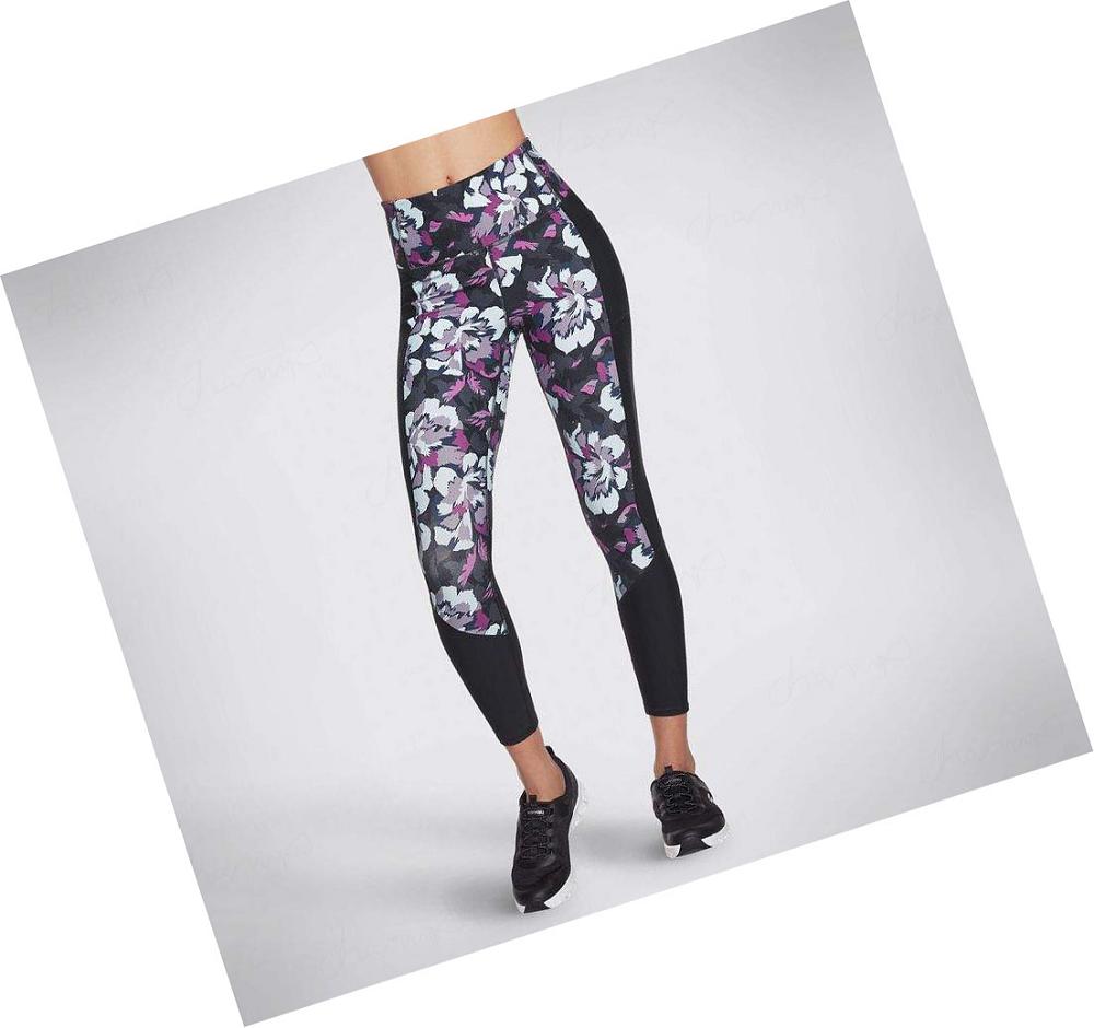 Leggins Skechers GO FLEX Orchid Bloom HW 7/8 Mujer Multicolor | 56AT0_AR