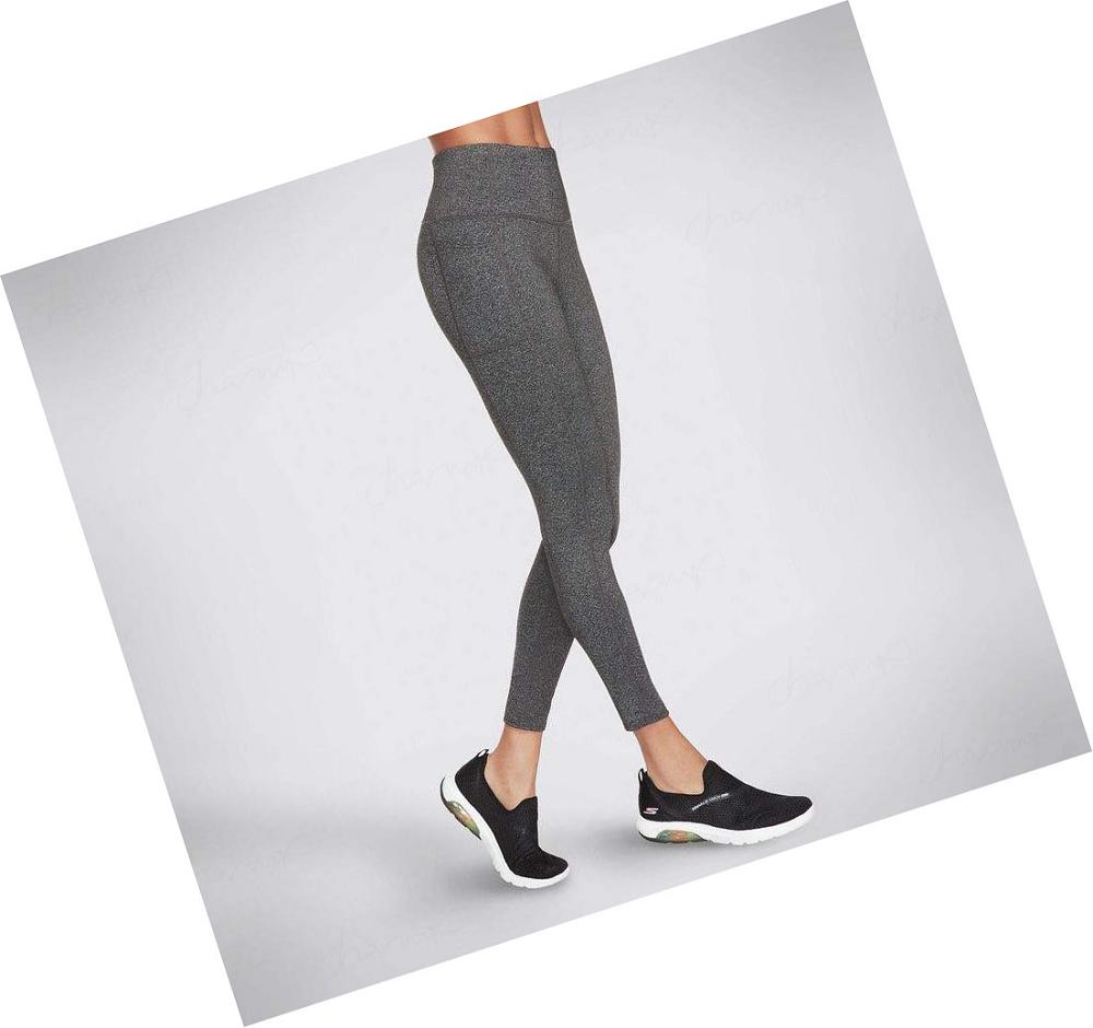 Leggins Skechers GO WALK HW Mujer Gris | 6322W_AR