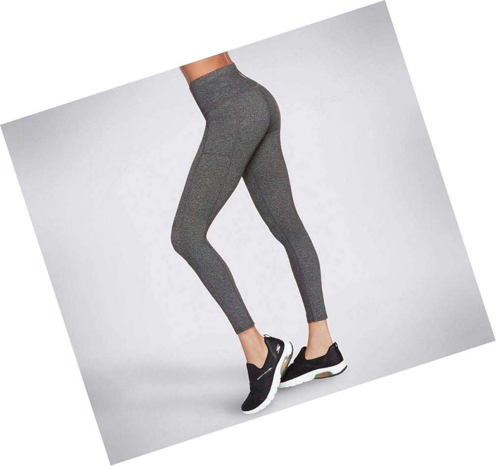 Leggins Skechers GO WALK HW Mujer Gris | 6322W_AR