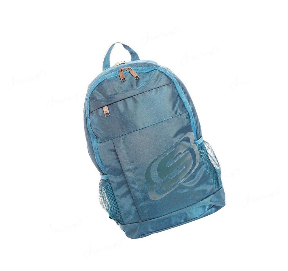 Mochilas Skechers Central II Mujer Turquesa | AT59P_AR